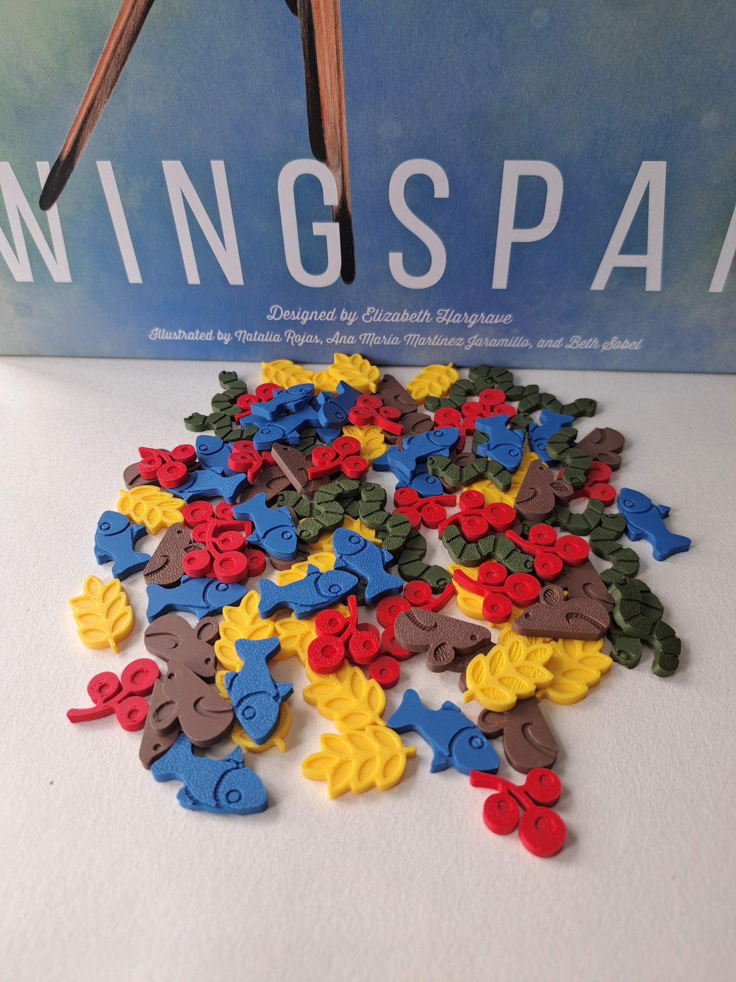 Wingspan 3D Printed Deluxe Upgrades - Food Tokens