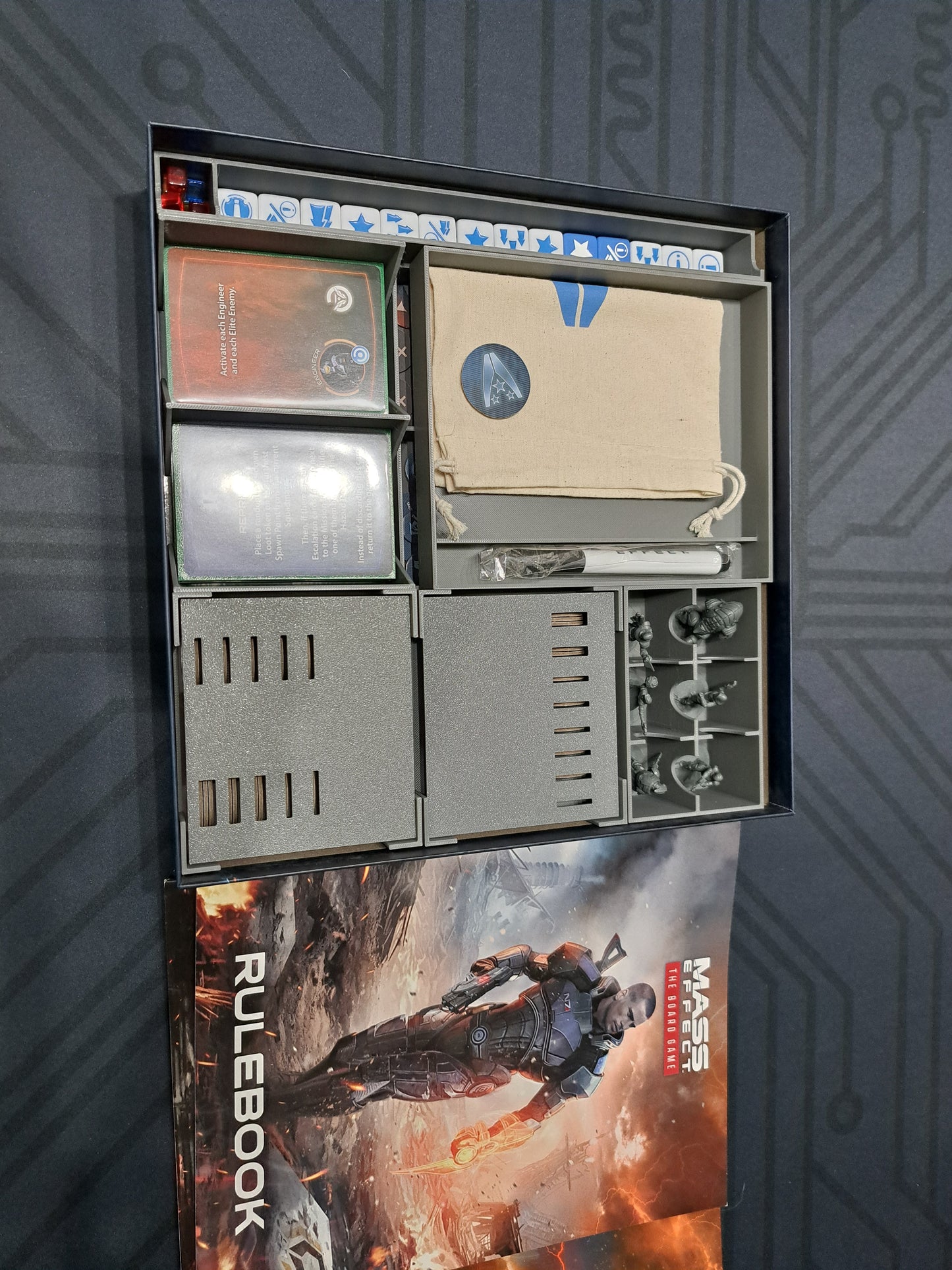 Mass Effect Priority Halgalaz  3D Printed Deluxe Upgrade  Insert