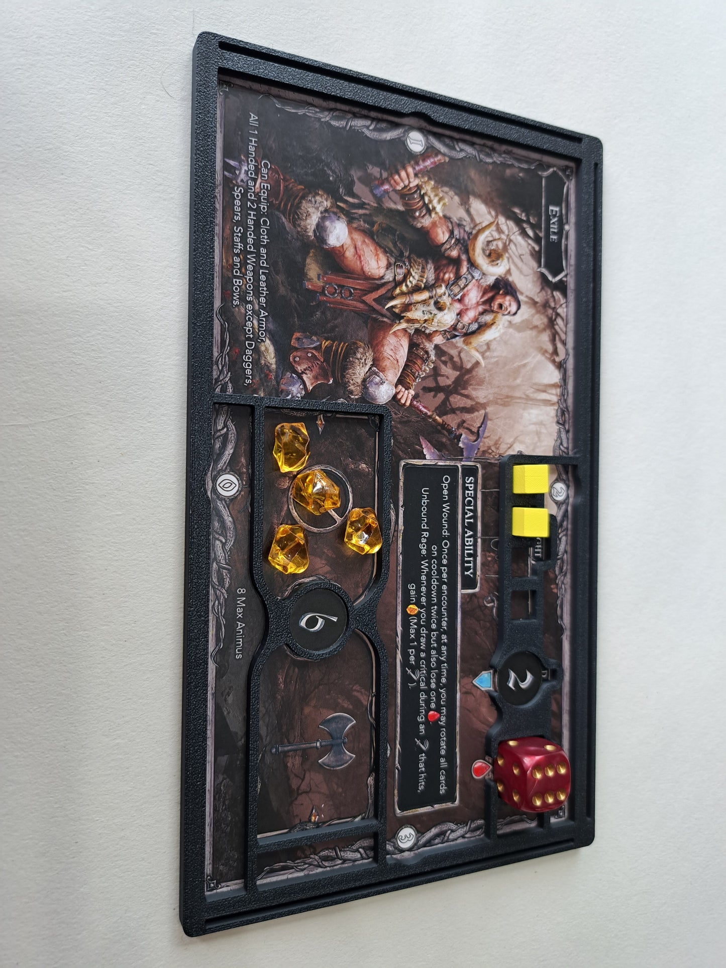 3D Printed Deluxe Upgrade Oathsworn Player Board x 4