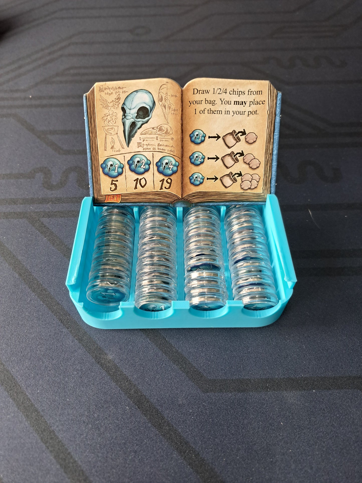 Quacks of Quedlinburg 3D Printed Deluxe Upgrade Trays