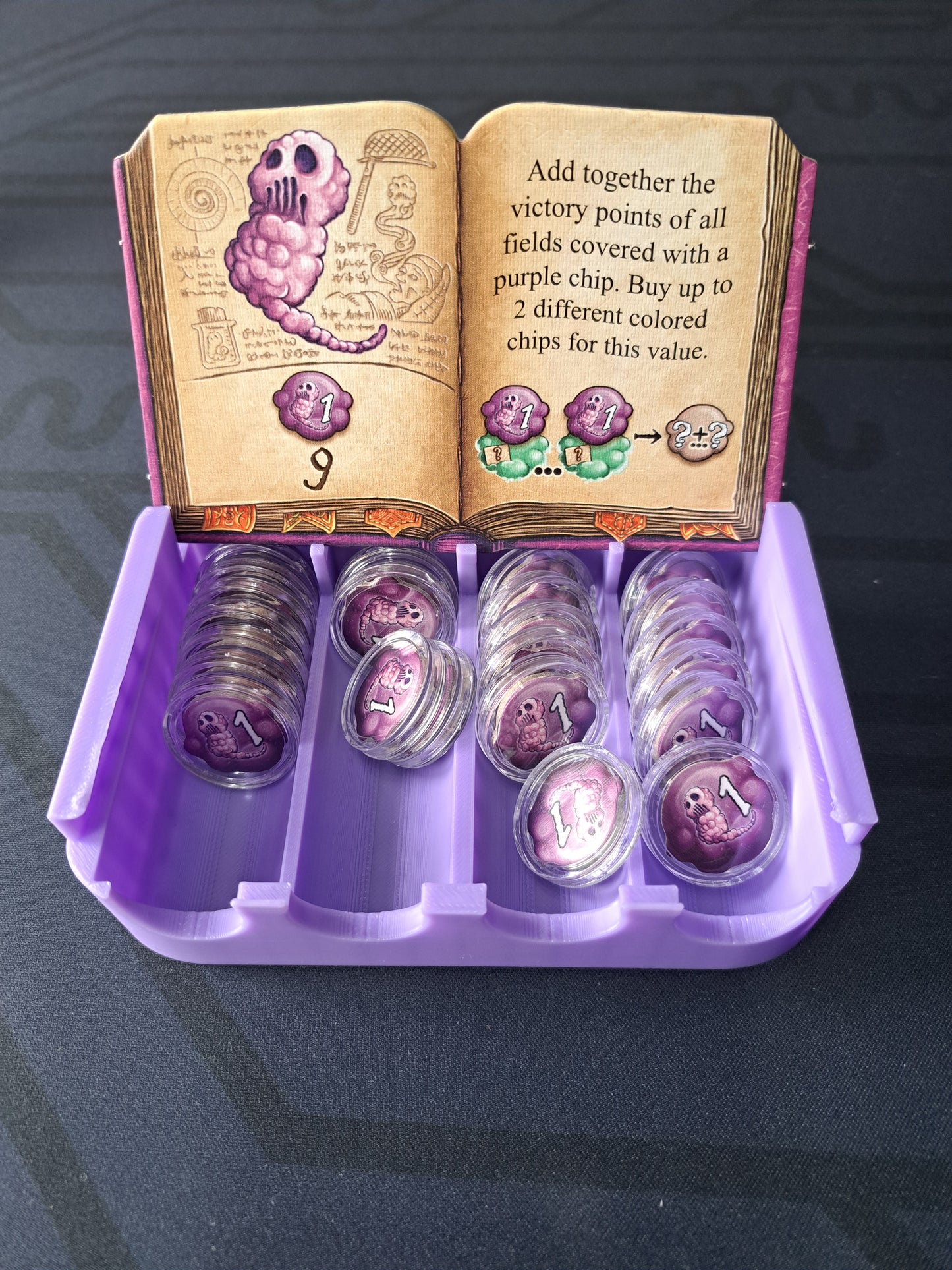 Quacks of Quedlinburg 3D Printed Deluxe Upgrade Trays