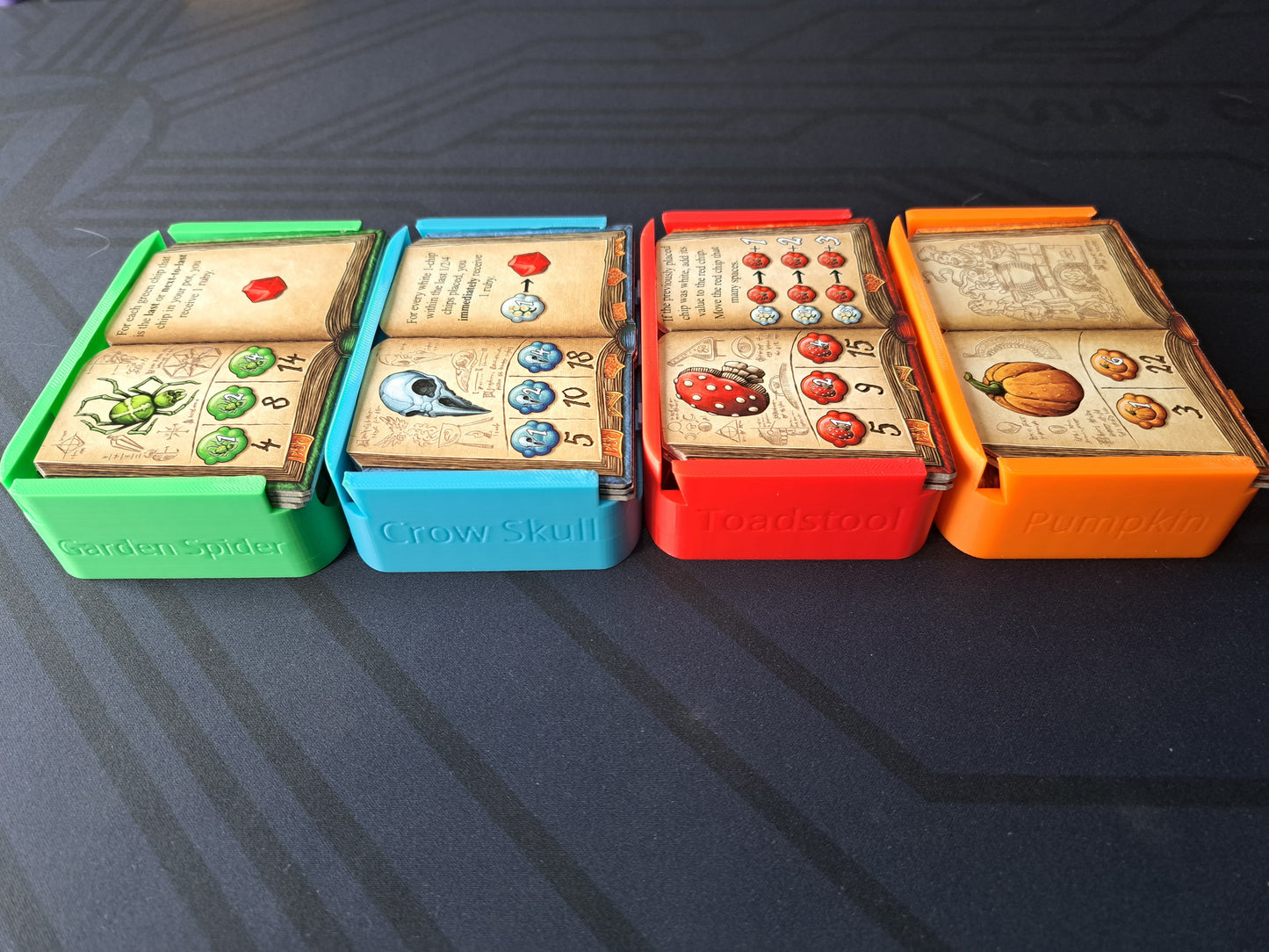 Quacks of Quedlinburg 3D Printed Deluxe Upgrade Trays